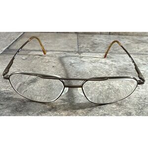 Technolite TL015 Brown Full Rim Eyeglasses FRAMES Flex Hinge 56-17-145-44 G22